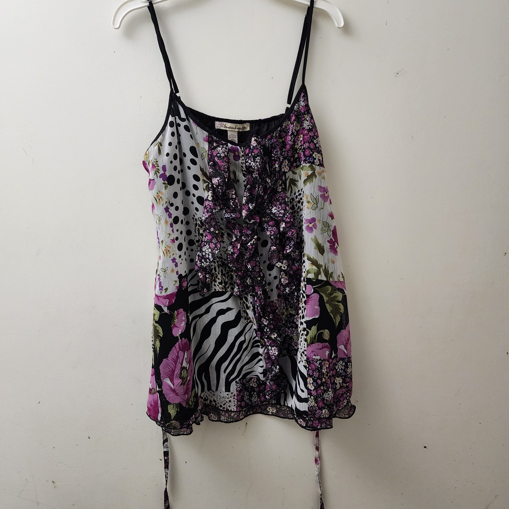 American Rag Multicolor Patchwork Camisole - image 6